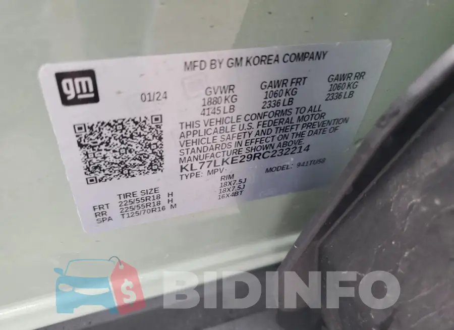 KL77LKE29RC232214 Photo# 13