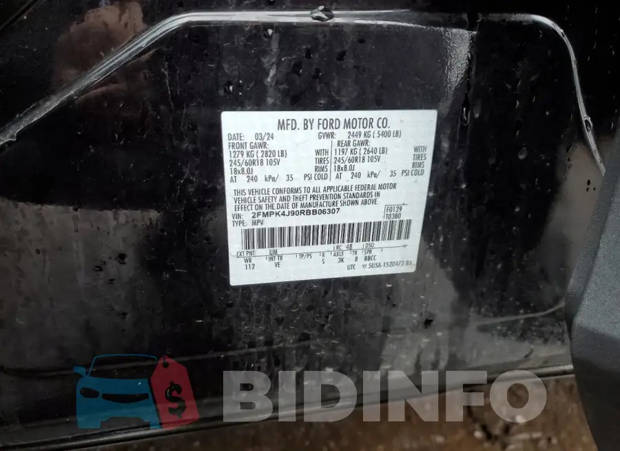 2FMPK4J90RBB06307 Photo# 13