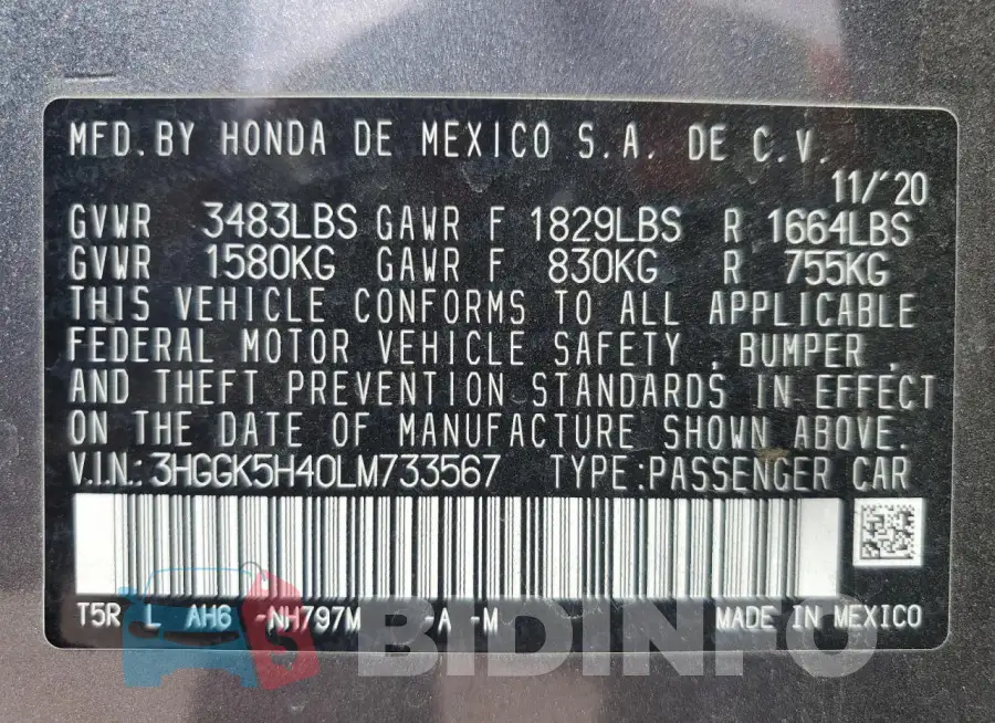 3HGGK5H40LM733567 Photo# 12