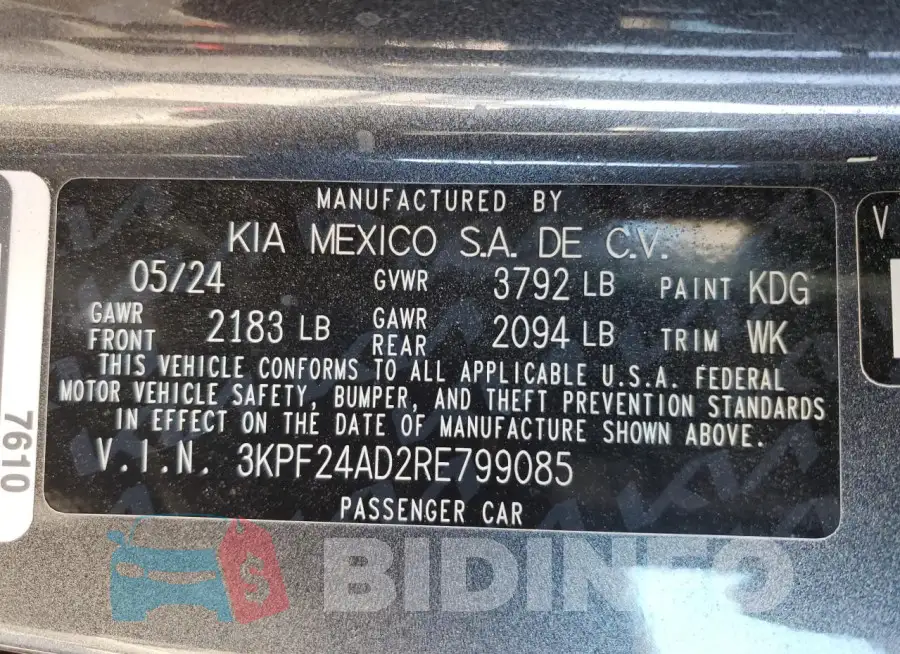 3KPF24AD2RE799085 Photo# 13