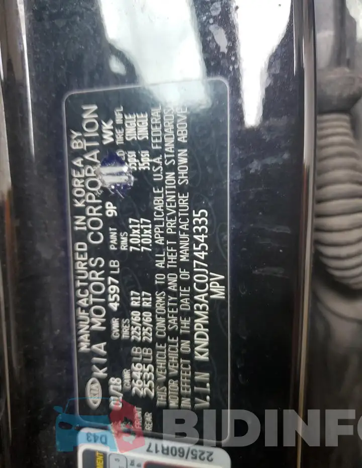 KNDPM3AC0J7454335 Photo# 12