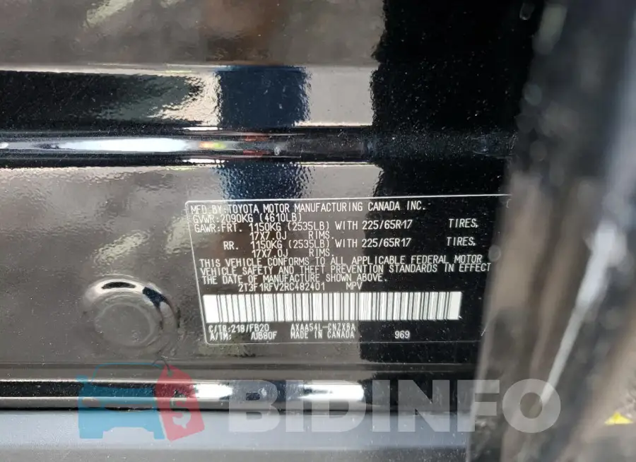2T3F1RFV2RC482401 Photo# 13