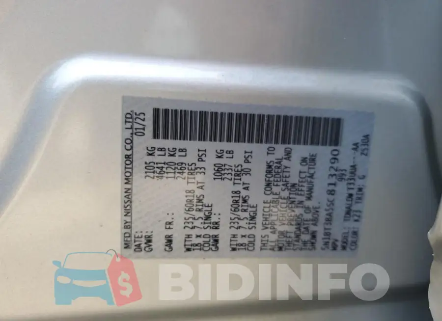 5N1BT3BA5SC813290 Photo# 13