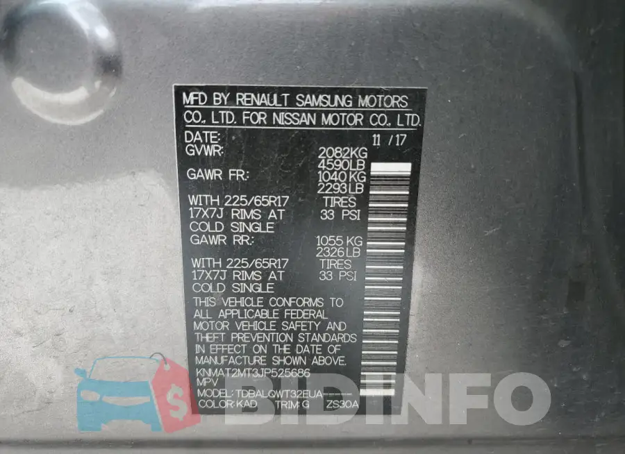 KNMAT2MT3JP525686 Photo# 13