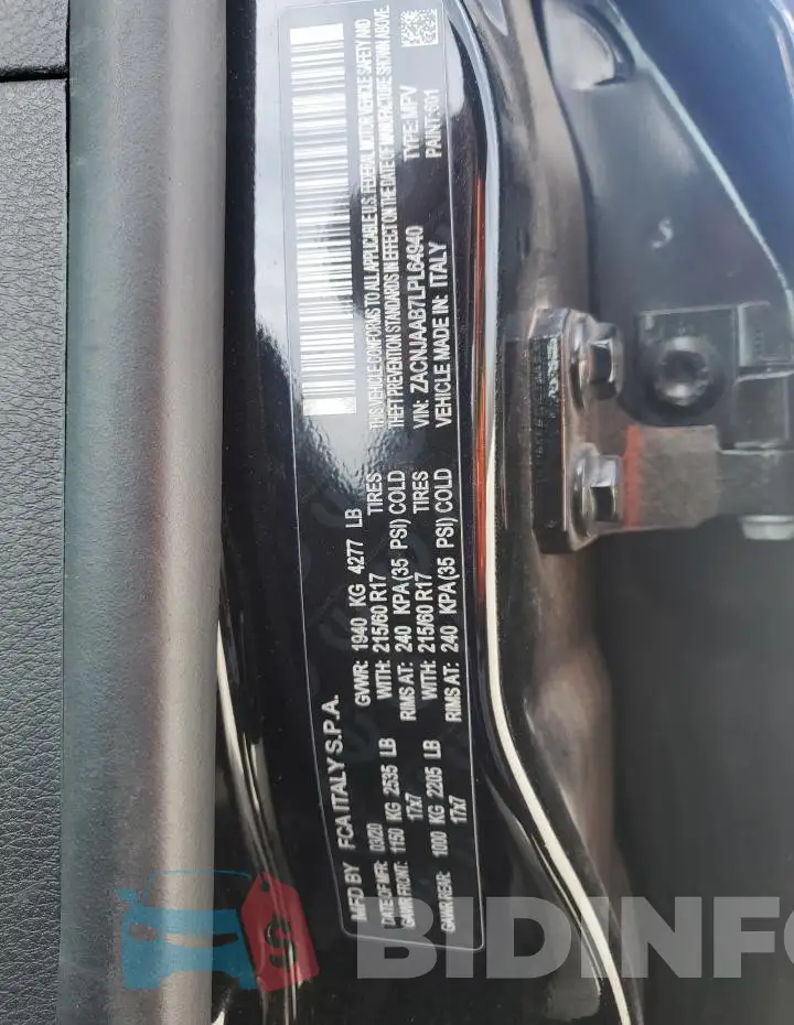 ZACNJAAB7LPL64940 Photo# 14