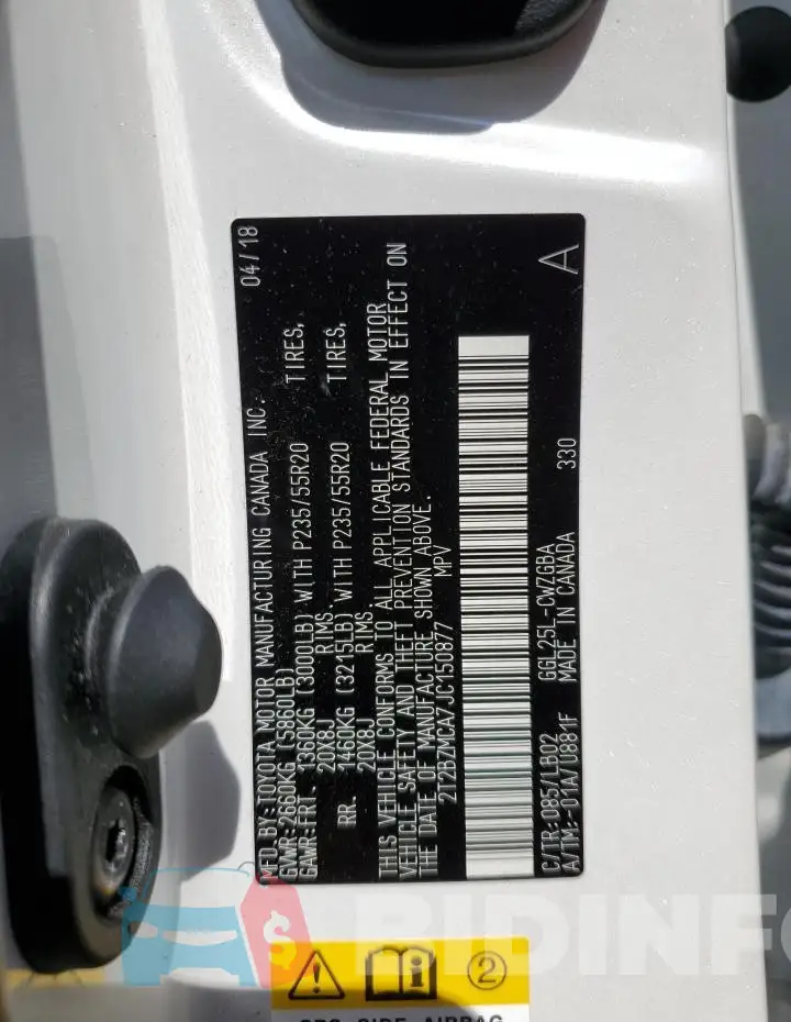 2T2BZMCA7JC150877 Photo# 13
