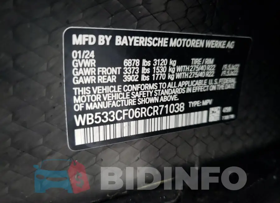 WB533CF06RCR71038 Photo# 13