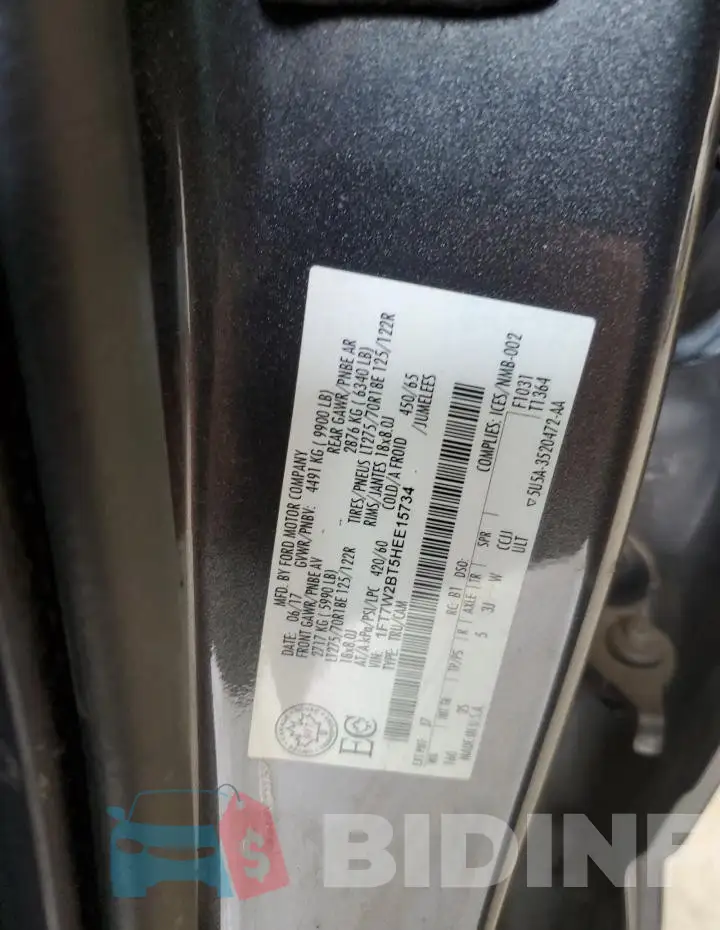 1FT7W2BT5HEE15734 Photo# 12