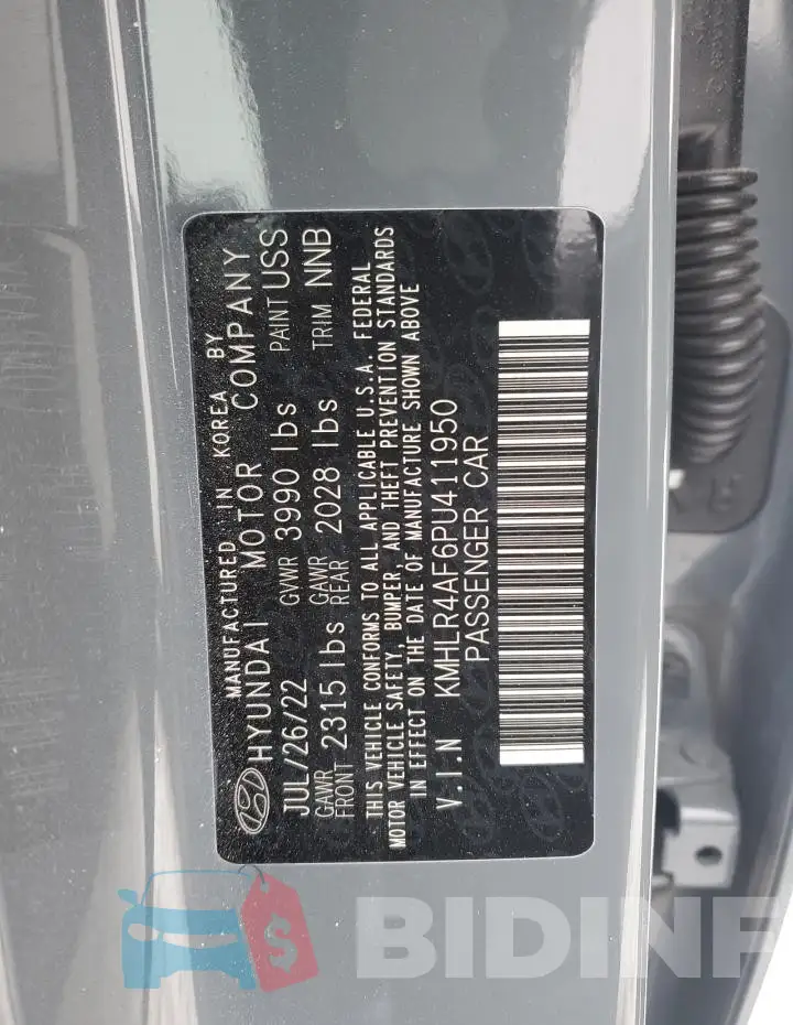 KMHLR4AF6PU411950 Photo# 13