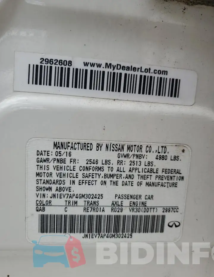 JN1EV7AP4GM302425 Photo# 12