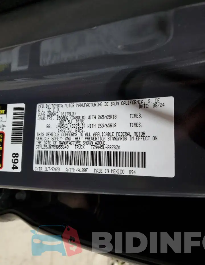 3TMLB5JN7RM055649 Photo# 12