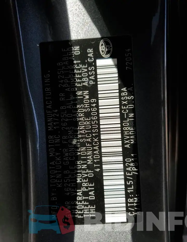 4T1DAACK1SU560649 Photo# 12