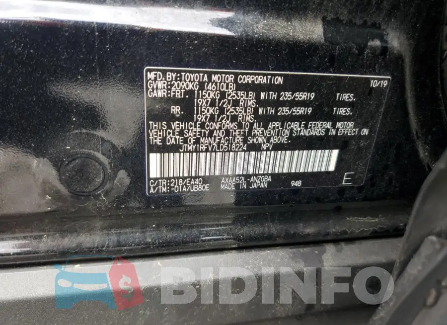 JTMY1RFV7LD518224 Photo# 14