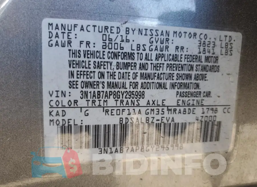 3N1AB7AP8GY295998 Photo# 13