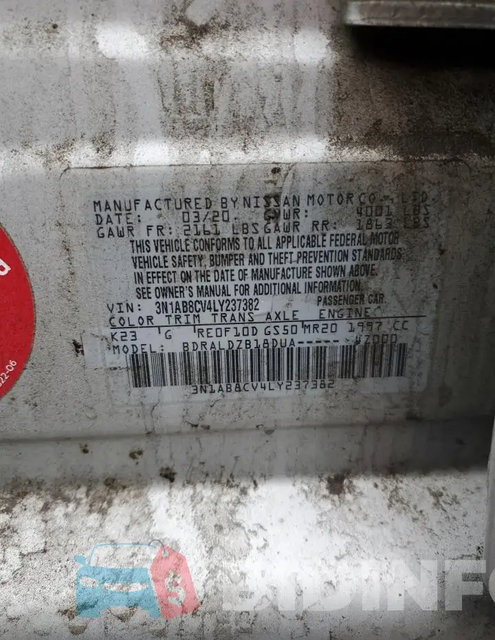 3N1AB8CV4LY237382 Photo# 12