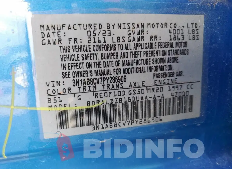 3N1AB8CV7PY286906 Photo# 12