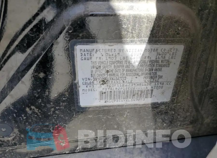 3N1CP5CUXKL547273 Photo# 12