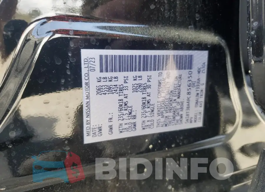 5N1BT3BA4PC856350 Photo# 13