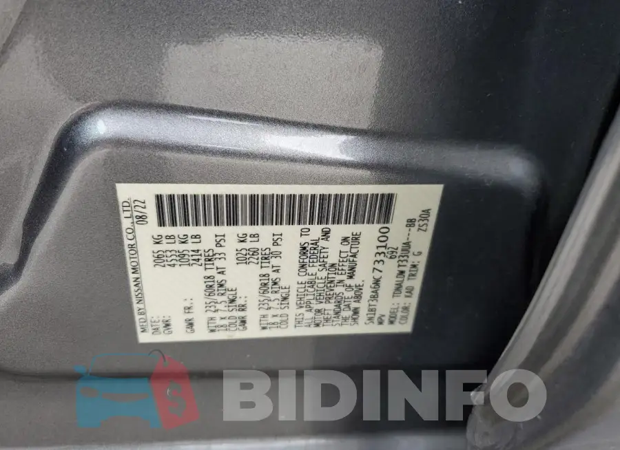 5N1BT3BA6NC733100 Photo# 12