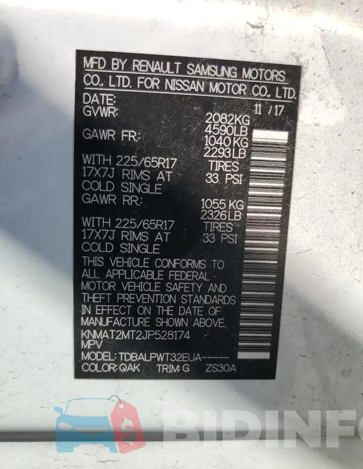 KNMAT2MT2JP528174 Photo# 14