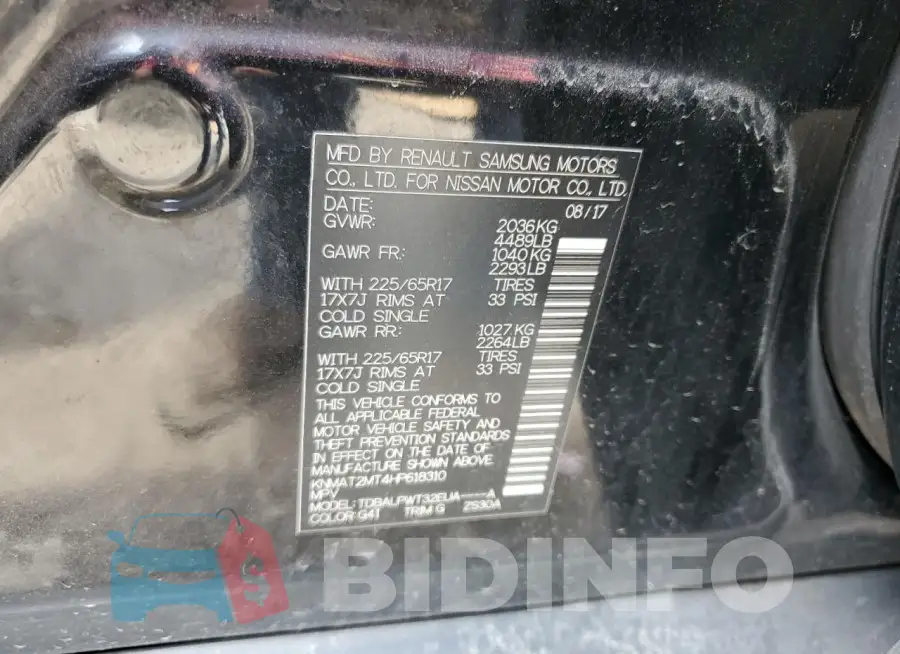 KNMAT2MT4HP618310 Photo# 13