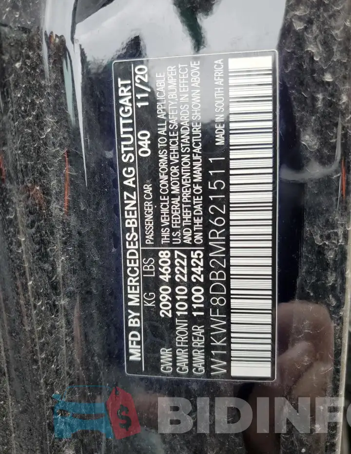 W1KWF8DB2MR621511 Photo# 12