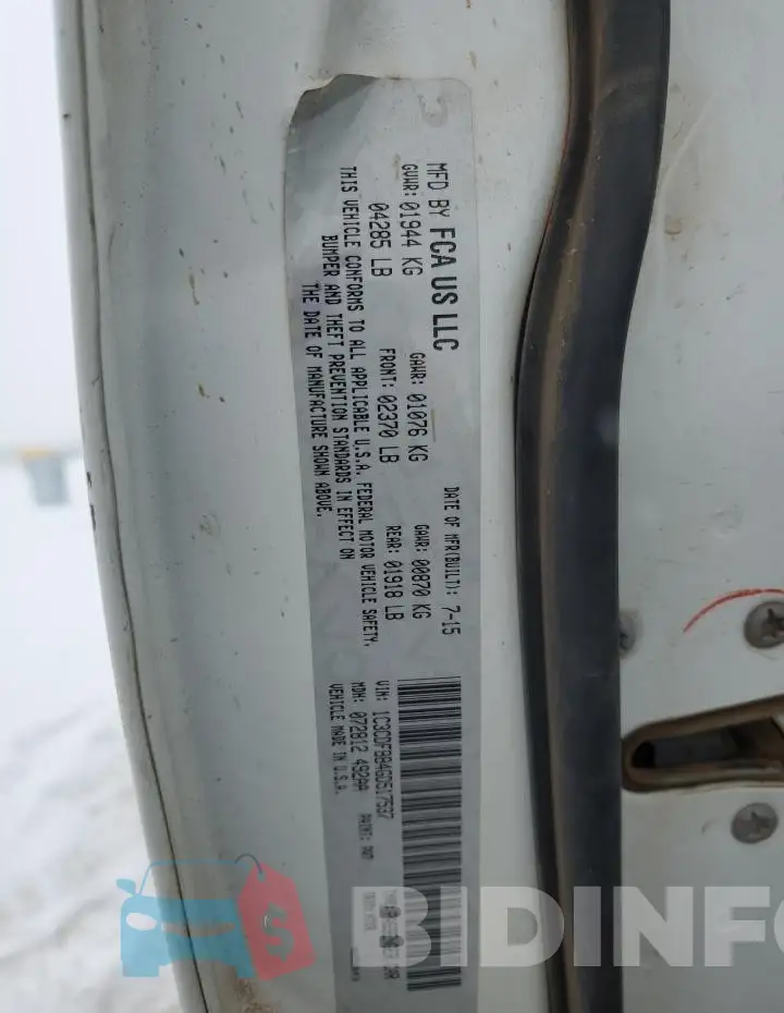 1C3CDFBB4GD517537 Photo# 12