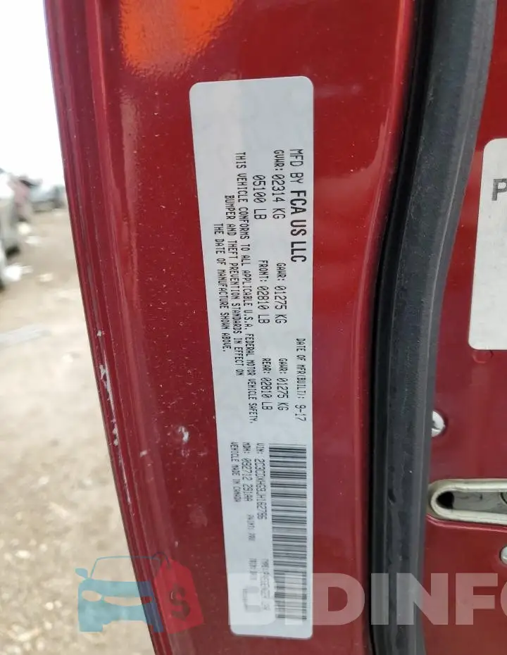 2C3CDXHG9JH162786 Photo# 13