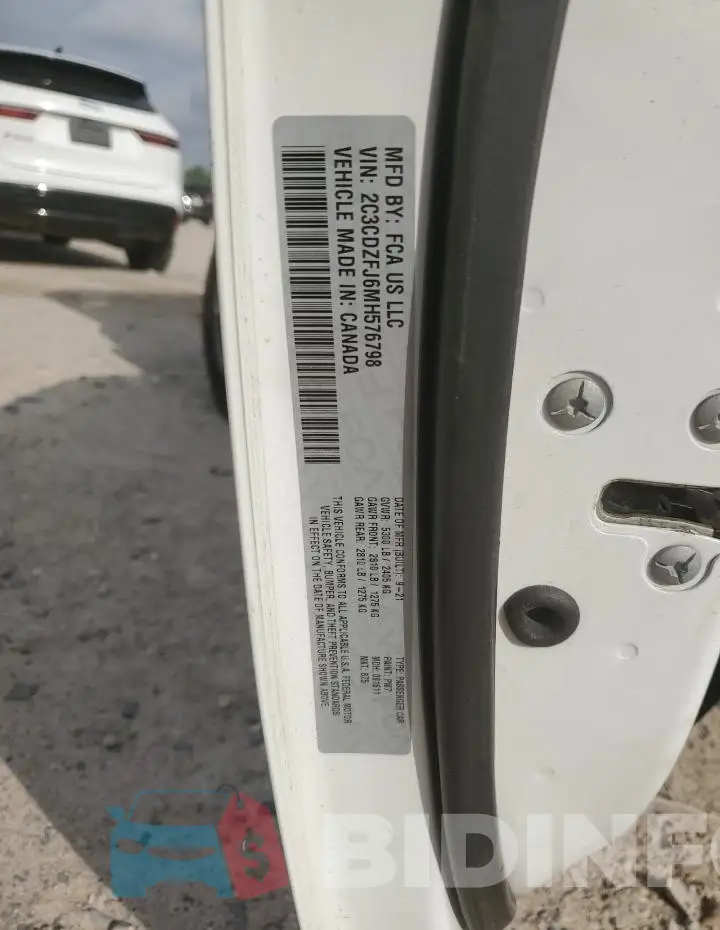 2C3CDZFJ6MH576798 Photo# 12