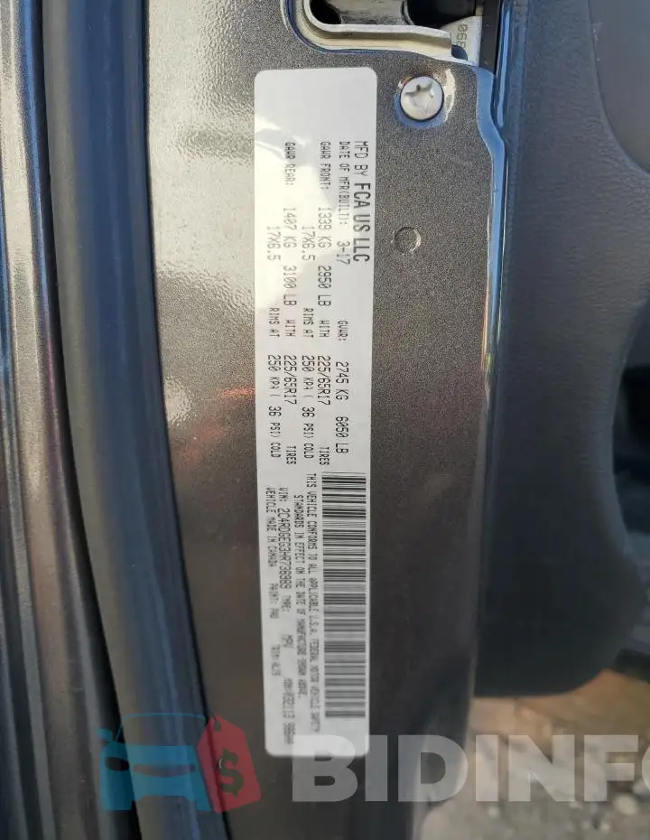 2C4RDGEG3HR736989 Photo# 13