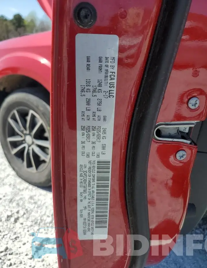 3C4PDCABXHT607803 Photo# 14
