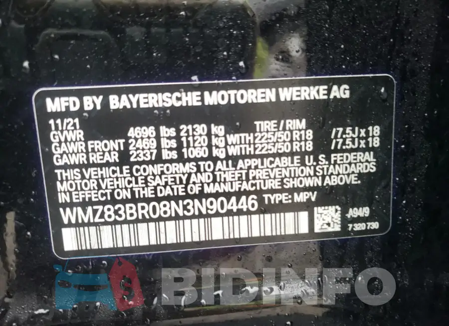 WMZ83BR08N3N90446 Photo# 12