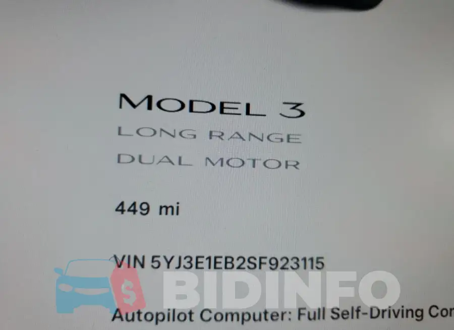 5YJ3E1EB2SF923115 Photo# 9