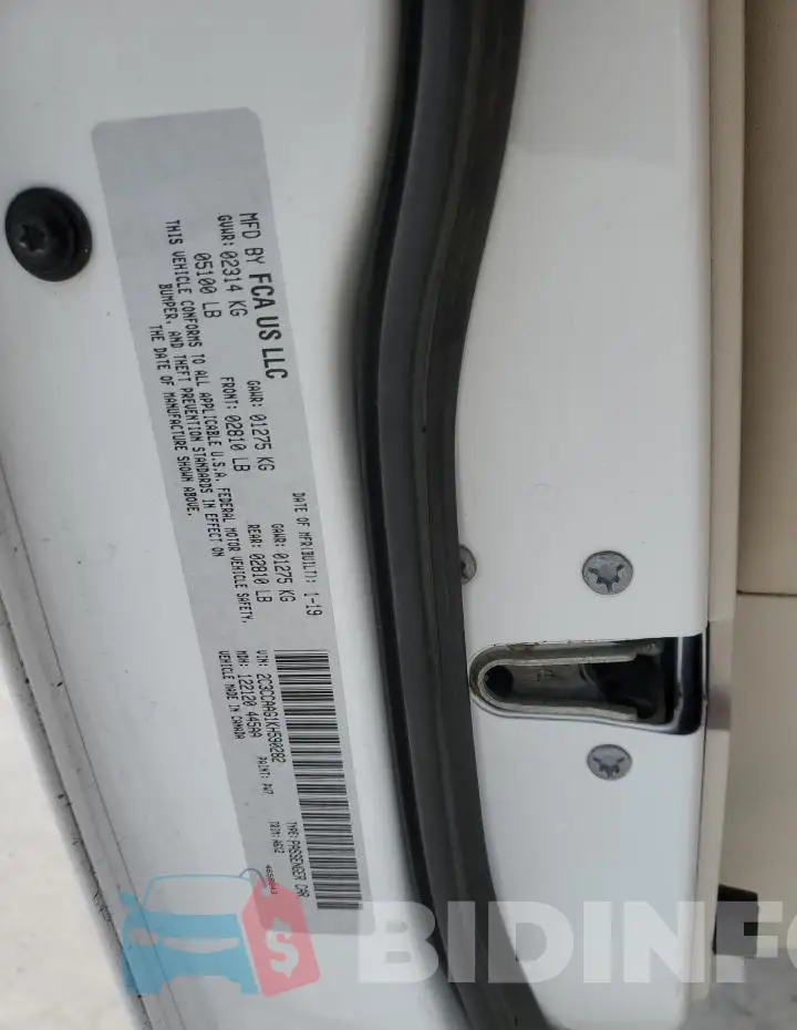 2C3CCAAG1KH590282 Photo# 13