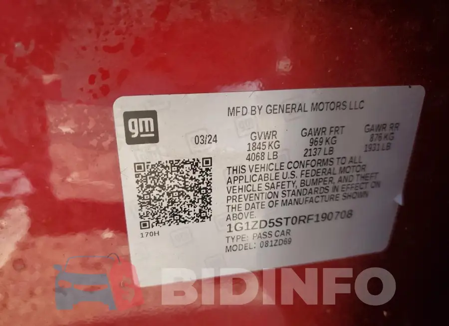 1G1ZD5ST0RF190708 Photo# 12