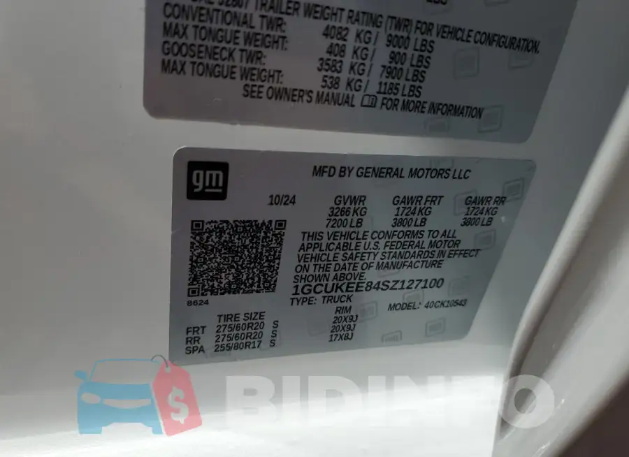 1GCUKEE84SZ127100 Photo# 13