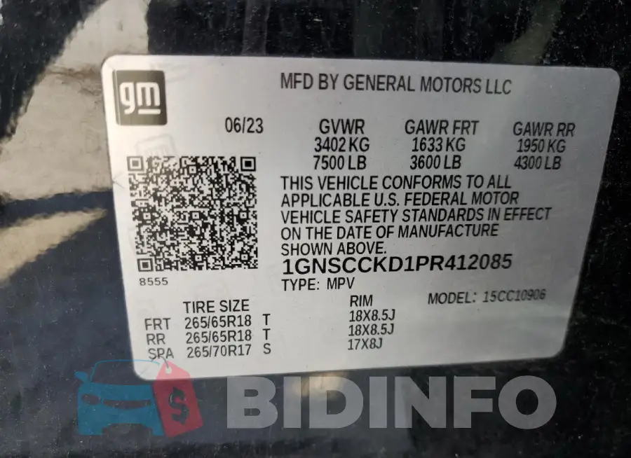 1GNSCCKD1PR412085 Photo# 13