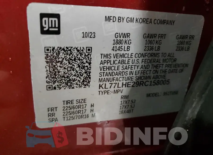KL77LHE29RC158005 Photo# 13