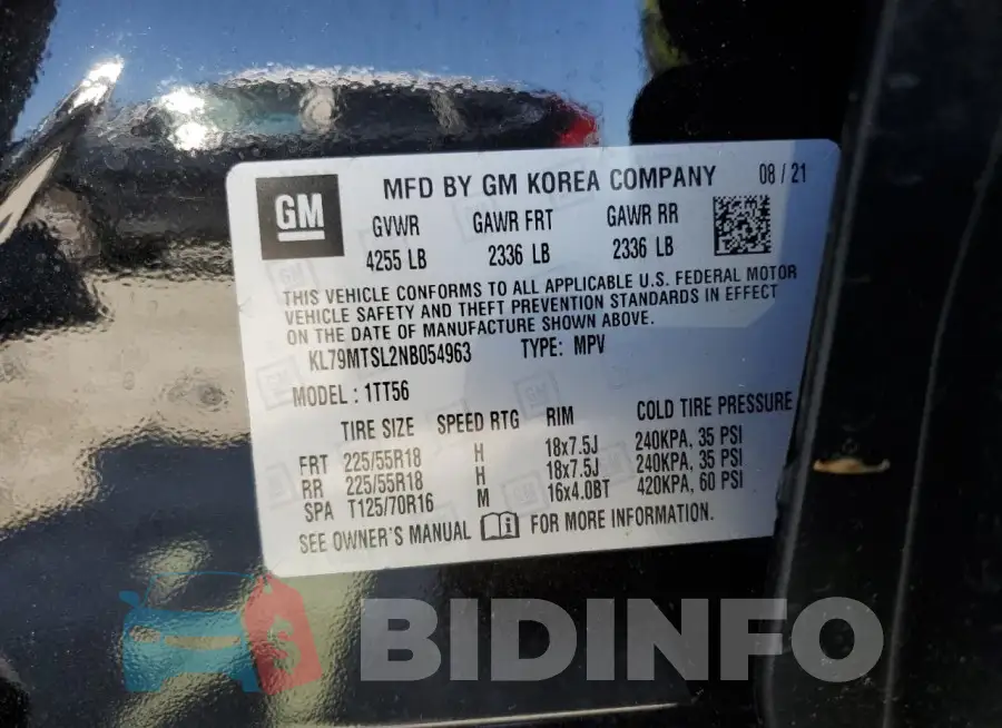 KL79MTSL2NB054963 Photo# 14