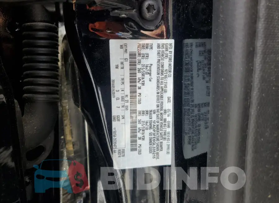 1FADP3FE6GL335215 Photo# 12