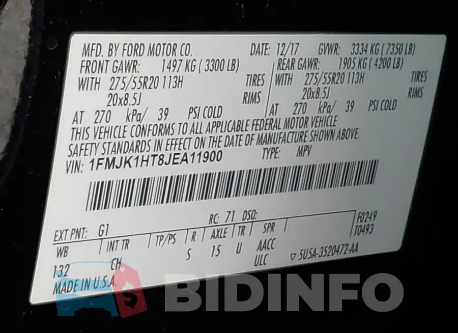 1FMJK1HT8JEA11900 Photo# 13