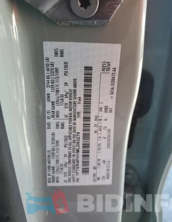 1FTER4FH1MLD63279 Photo# 12