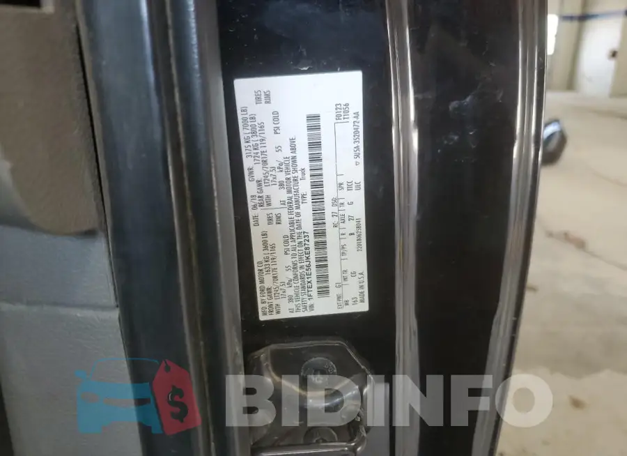 1FTEX1E56JKE87237 Photo# 12