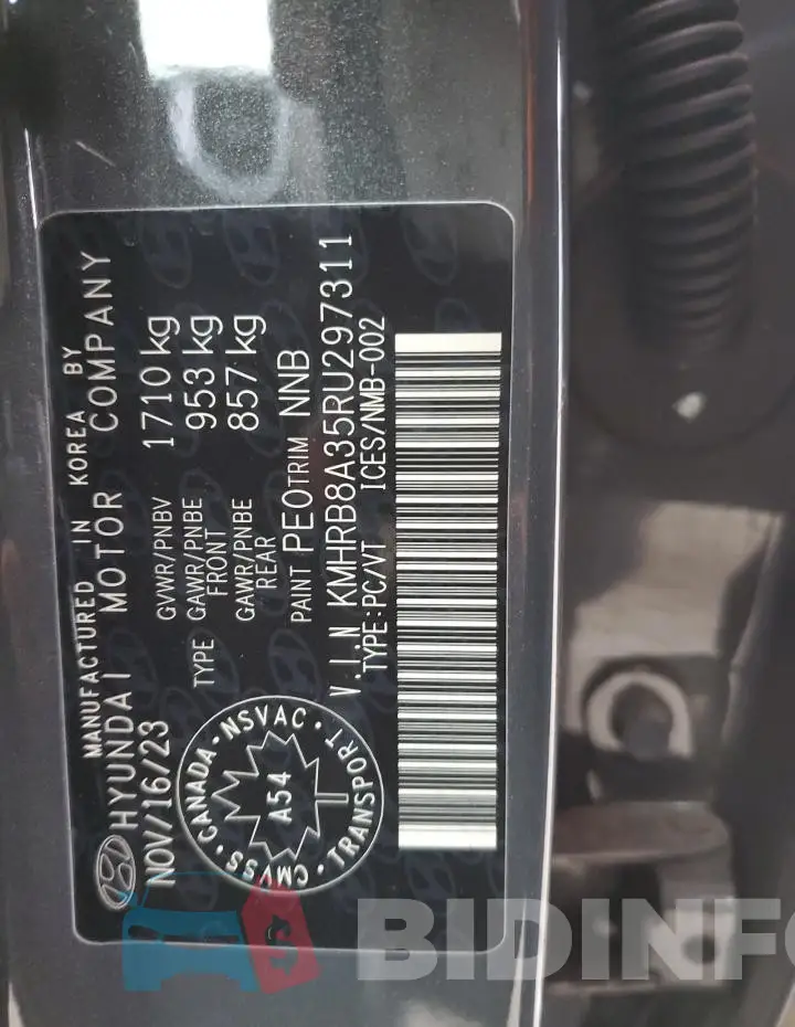 KMHRB8A35RU297311 Photo# 12