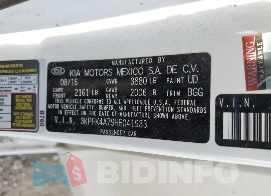 3KPFK4A79HE041933 Photo# 12