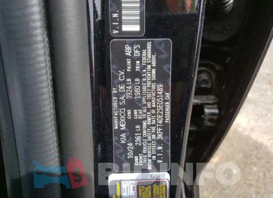 3KPFT4DE2SE051489 Photo# 12