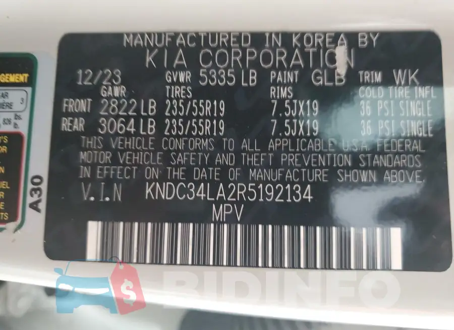 KNDC34LA2R5192134 Photo# 14