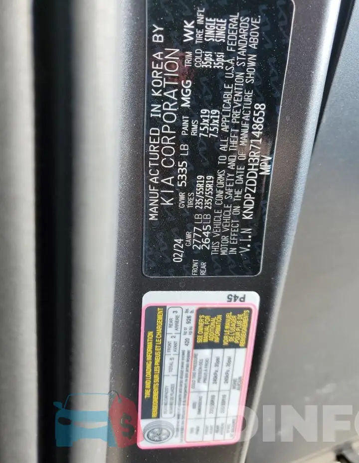 KNDPZDDH3R7148658 Photo# 13
