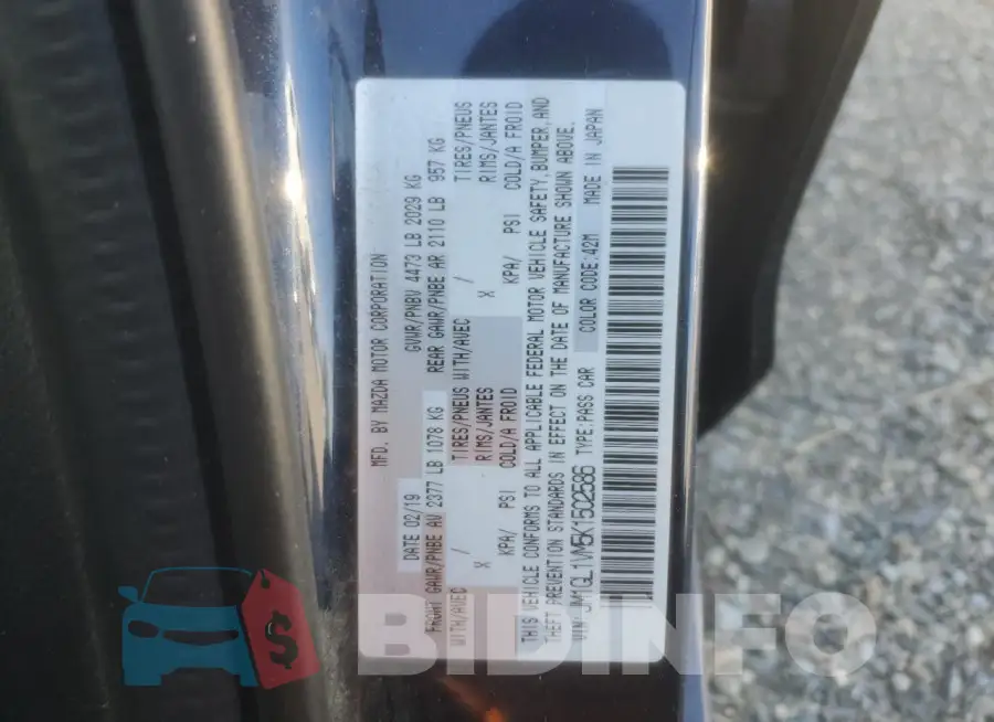 JM1GL1VM5K1502586 Photo# 12