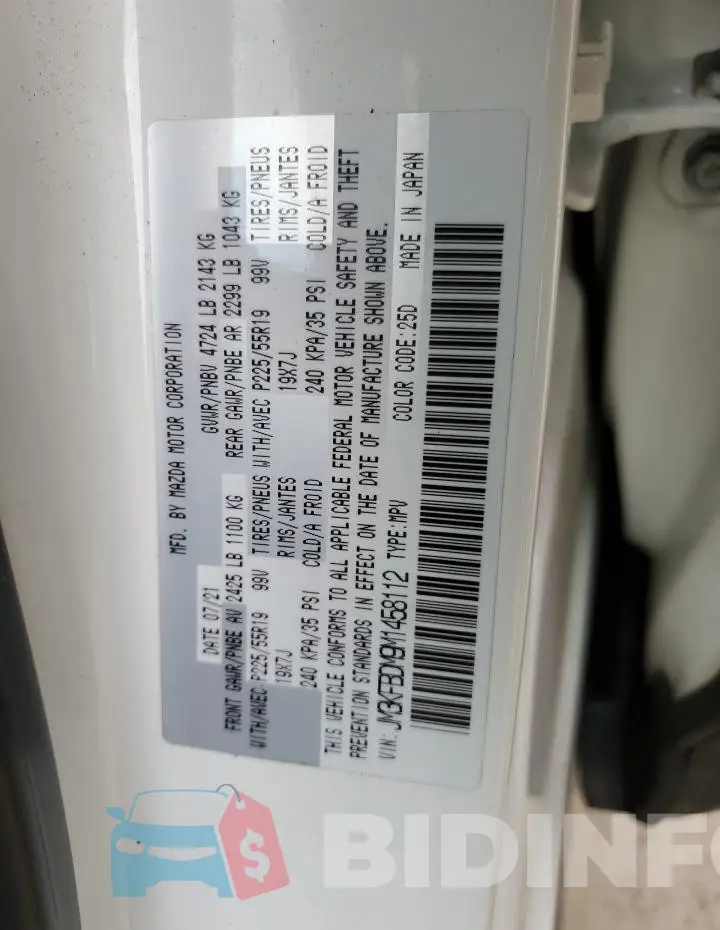 JM3KFBDM9M1458112 Photo# 12